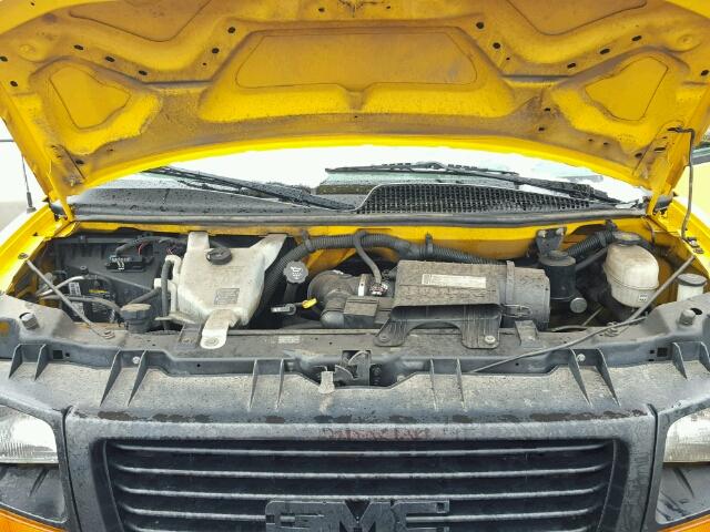 1GDJG31K581906762 - 2008 GMC SAVANA CUT YELLOW photo 7