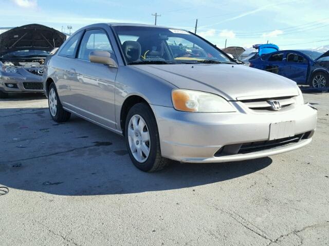 1HGEM22982L021697 - 2002 HONDA CIVIC EX SILVER photo 1