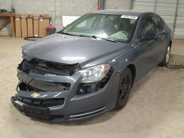 1G1ZG57N094133521 - 2009 CHEVROLET MALIBU LS GRAY photo 2