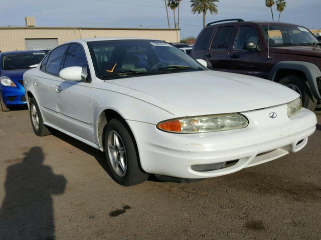 1G3NL52E1YC358298 - 2000 OLDSMOBILE ALERO GL WHITE photo 1