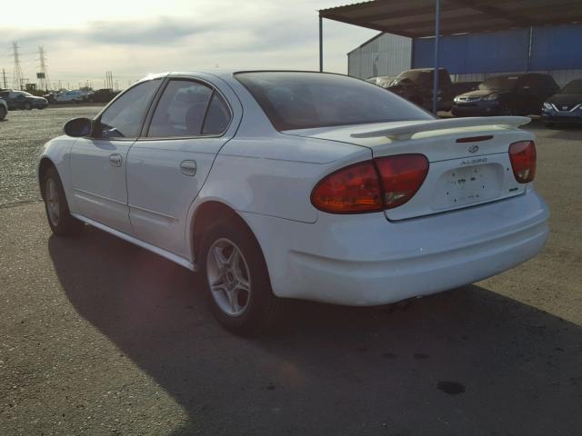 1G3NL52E1YC358298 - 2000 OLDSMOBILE ALERO GL WHITE photo 3