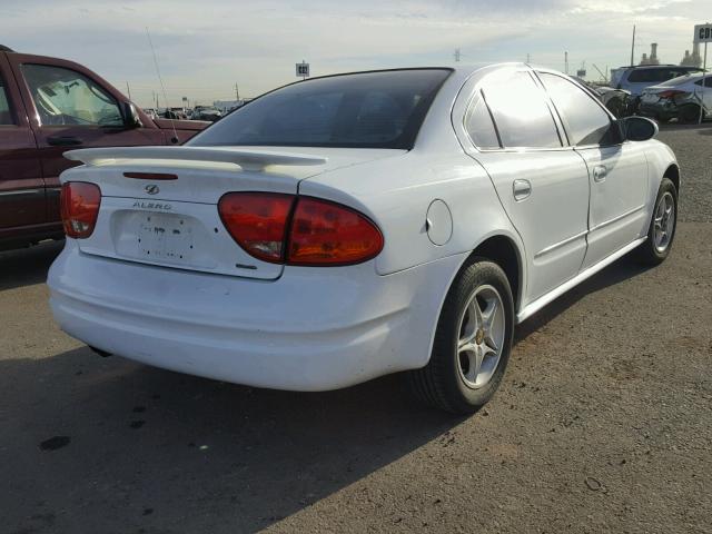 1G3NL52E1YC358298 - 2000 OLDSMOBILE ALERO GL WHITE photo 4