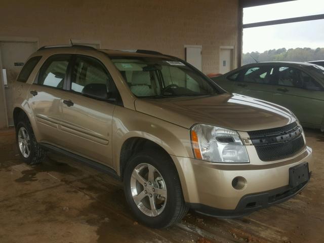 2CNDL13F876059602 - 2007 CHEVROLET EQUINOX LS BEIGE photo 1