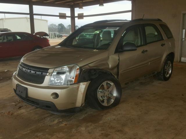 2CNDL13F876059602 - 2007 CHEVROLET EQUINOX LS BEIGE photo 2