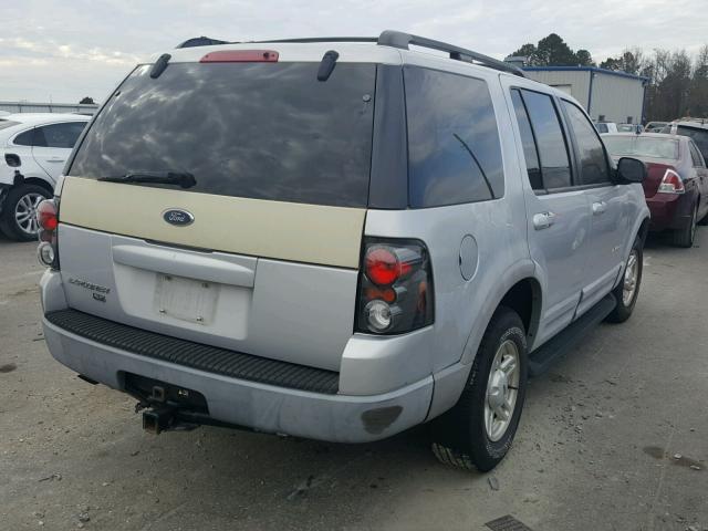 1FMZU73E52UC21659 - 2002 FORD EXPLORER X SILVER photo 4