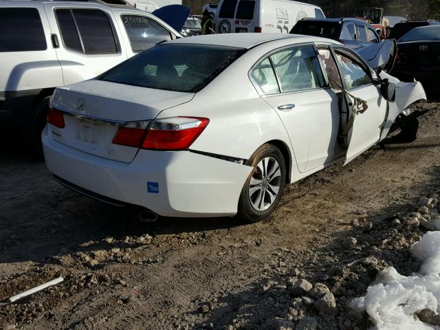 1HGCR2F37DA225064 - 2013 HONDA ACCORD LX WHITE photo 4