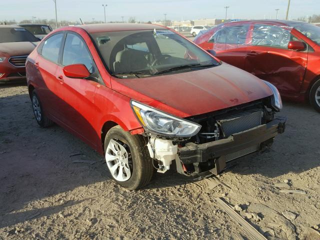 KMHCT4AE2HU247607 - 2017 HYUNDAI ACCENT SE RED photo 1