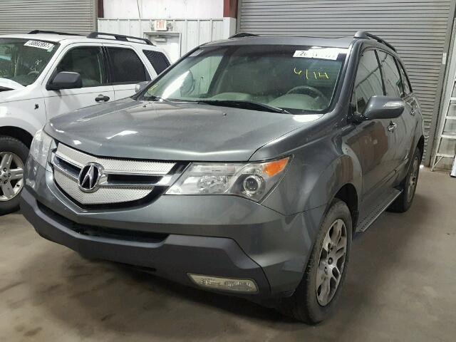 2HNYD28649H502203 - 2009 ACURA MDX TECH GRAY photo 2