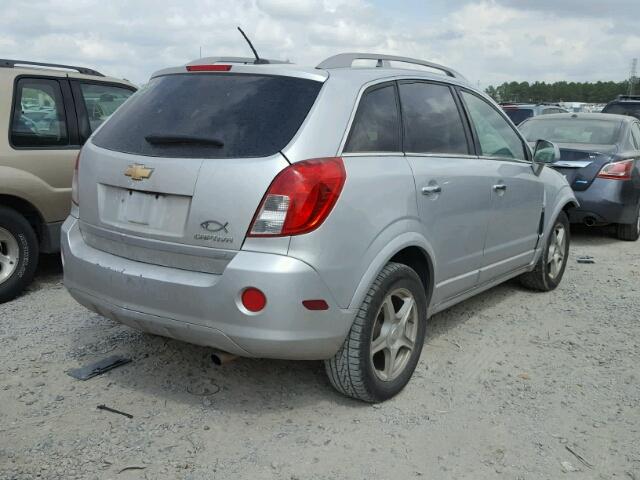 3GNAL3EK3DS606258 - 2013 CHEVROLET CAPTIVA LT SILVER photo 4