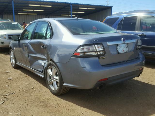 YS3FA4BY0A1617551 - 2010 SAAB 9-3 2.0T GRAY photo 3