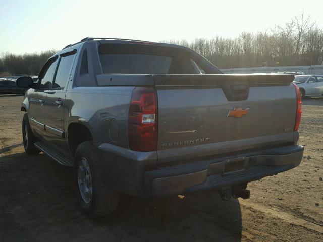 3GNFK12318G159772 - 2008 CHEVROLET AVALANCHE GRAY photo 3