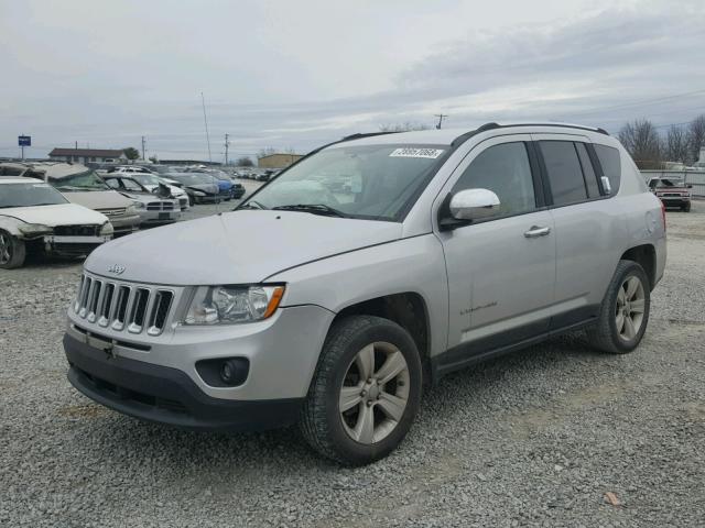 1J4NF1FB5BD227452 - 2011 JEEP COMPASS SP SILVER photo 2