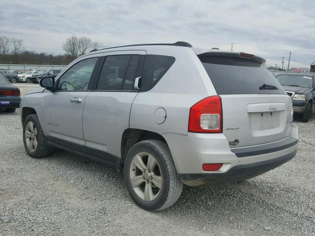 1J4NF1FB5BD227452 - 2011 JEEP COMPASS SP SILVER photo 3