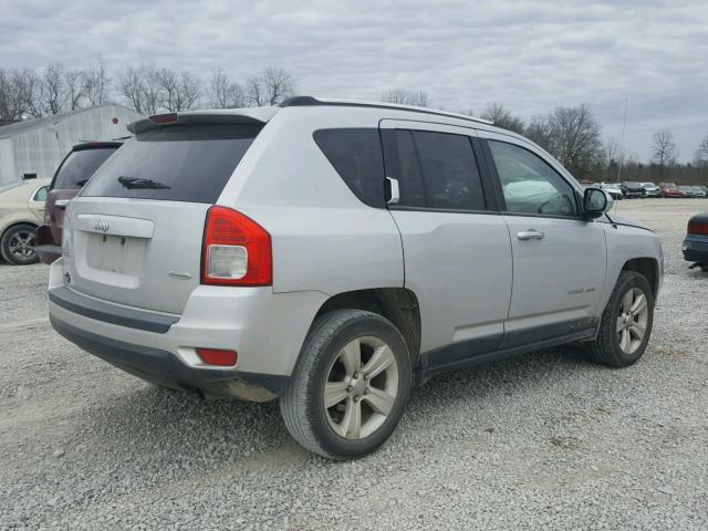 1J4NF1FB5BD227452 - 2011 JEEP COMPASS SP SILVER photo 4