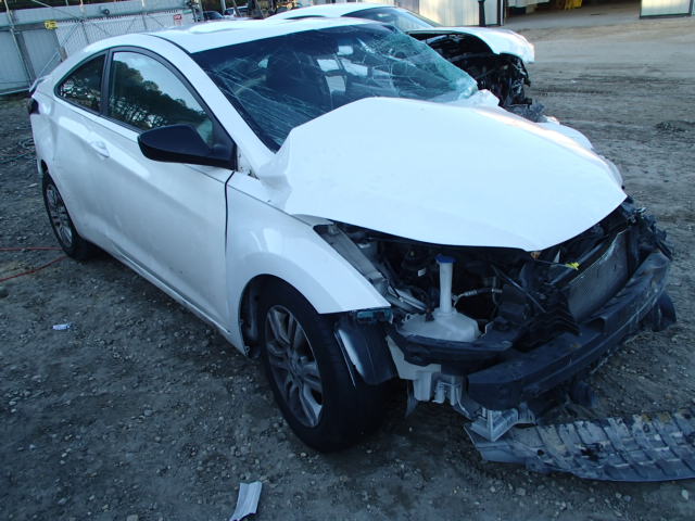 KMHDH6AE4DU005705 - 2013 HYUNDAI ELANTRA CO WHITE photo 1