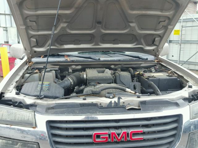 1GTDS13E798137492 - 2009 GMC CANYON GRAY photo 7