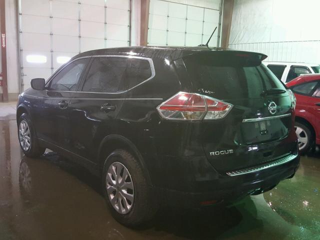 JN8AT2MTXGW011580 - 2016 NISSAN ROGUE S BLACK photo 3