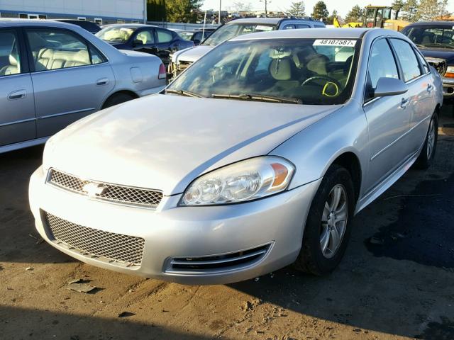 2G1WF5E31C1160463 - 2012 CHEVROLET IMPALA LS GRAY photo 2