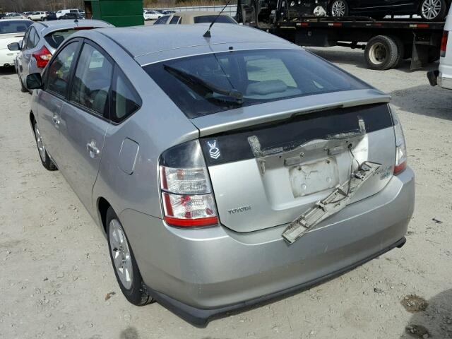 JTDKB20U653124992 - 2005 TOYOTA PRIUS SILVER photo 3