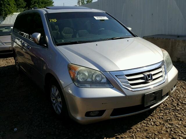 5FNRL38708B417939 - 2008 HONDA ODYSSEY EX SILVER photo 1