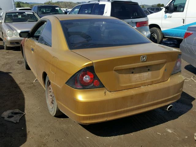 1HGEM22551L035178 - 2001 HONDA CIVIC LX GOLD photo 3