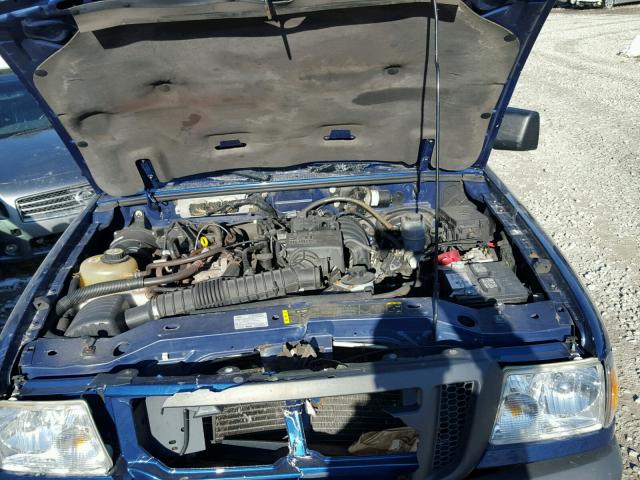 1FTYR14D98PA95804 - 2008 FORD RANGER SUP BLUE photo 7