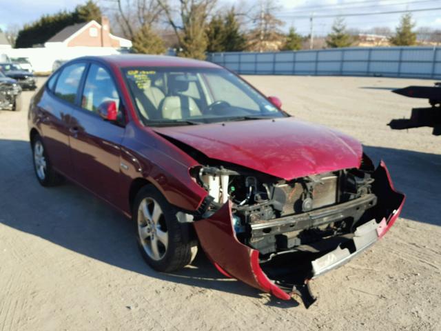 KMHDU46D37U239435 - 2007 HYUNDAI ELANTRA GL RED photo 1