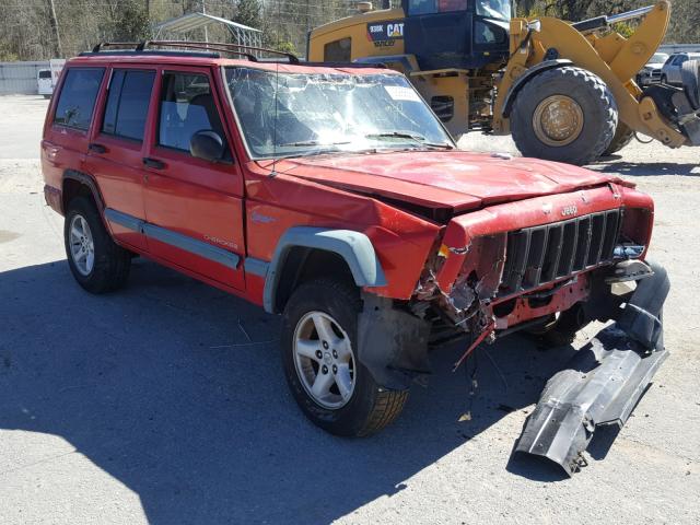 1J4FT68S7WL276042 - 1998 JEEP CHEROKEE S RED photo 1