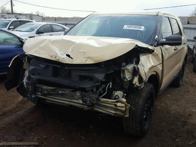 1FM5K8AR8FGC17626 - 2015 FORD EXPLORER P CREAM photo 2