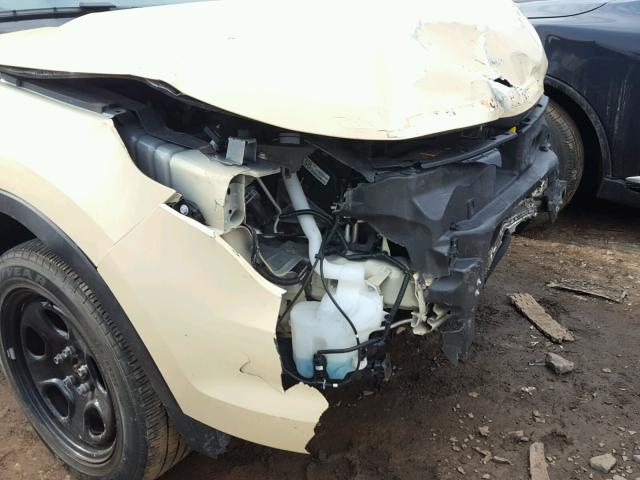 1FM5K8AR8FGC17626 - 2015 FORD EXPLORER P CREAM photo 9