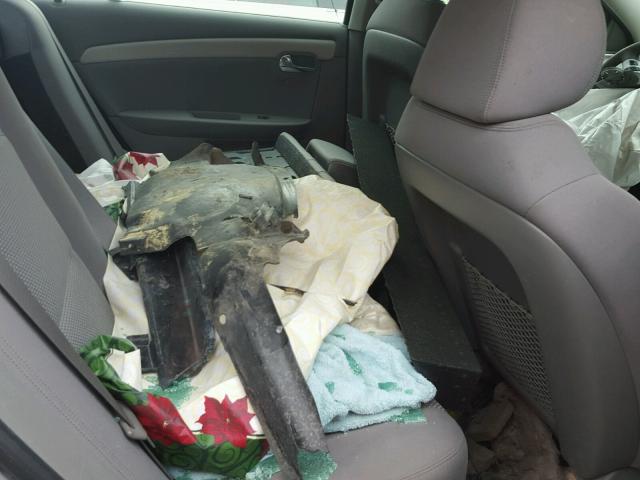 1G1ZC5EB8AF140441 - 2010 CHEVROLET MALIBU 1LT SILVER photo 6