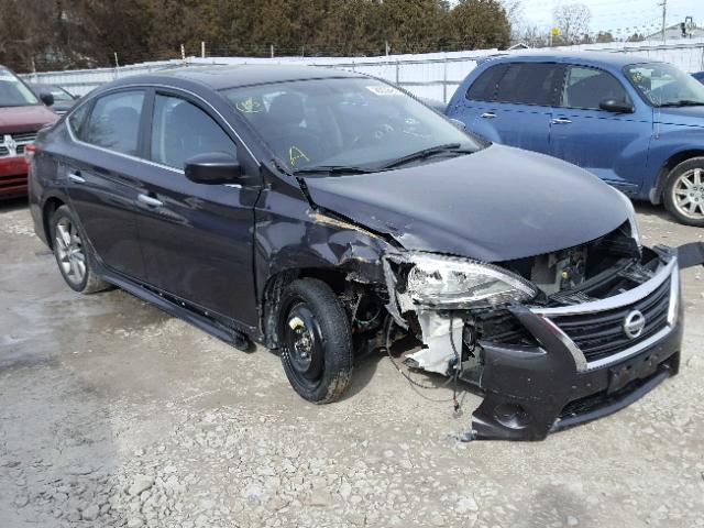 3N1AB7AP3DL672097 - 2013 NISSAN SENTRA S BLACK photo 1