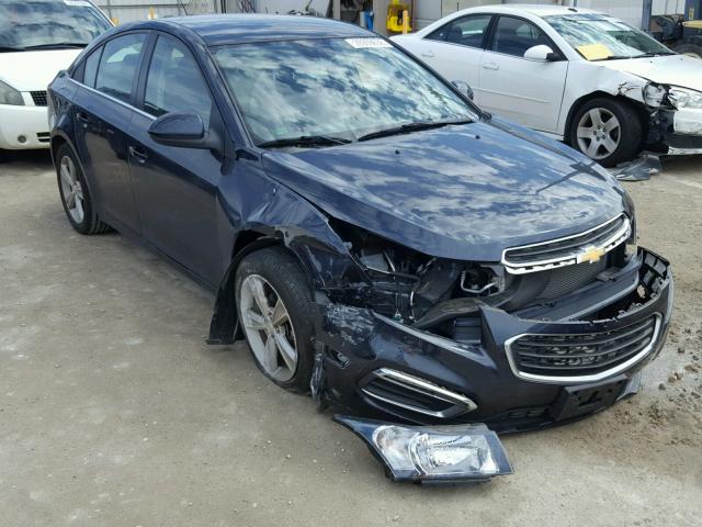 1G1PE5SB8F7225075 - 2015 CHEVROLET CRUZE LT BLUE photo 1