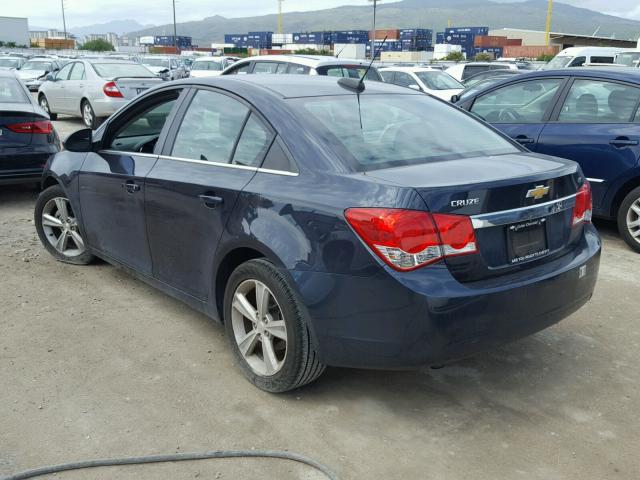 1G1PE5SB8F7225075 - 2015 CHEVROLET CRUZE LT BLUE photo 3