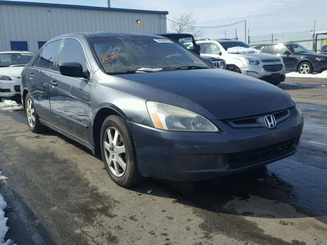 1HGCM66515A009574 - 2005 HONDA ACCORD EX GRAY photo 1