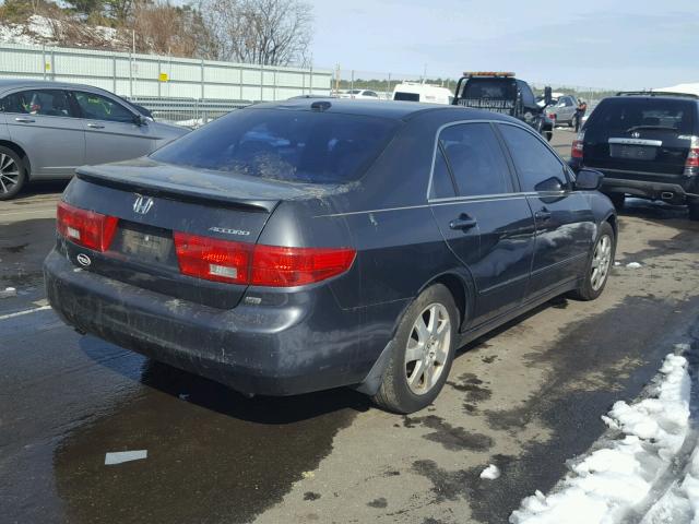 1HGCM66515A009574 - 2005 HONDA ACCORD EX GRAY photo 4