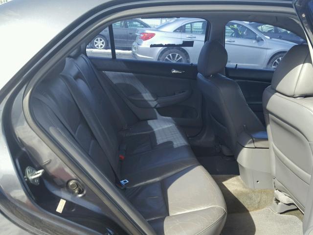 1HGCM66515A009574 - 2005 HONDA ACCORD EX GRAY photo 6