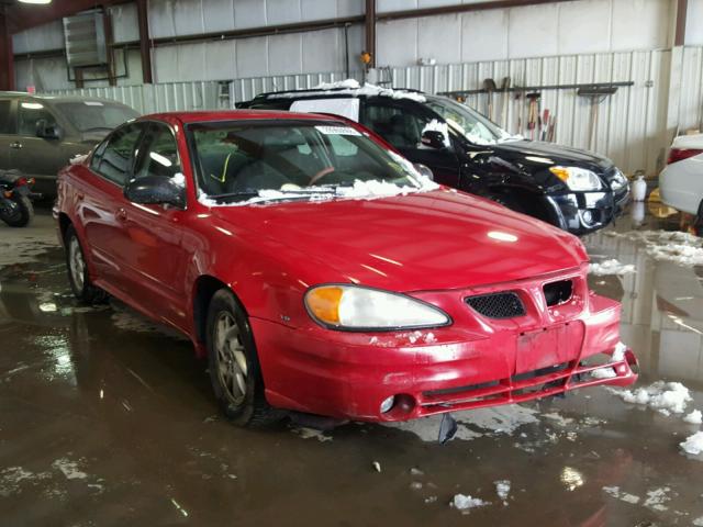 1G2NF52E33C150279 - 2003 PONTIAC GRAND AM S RED photo 1