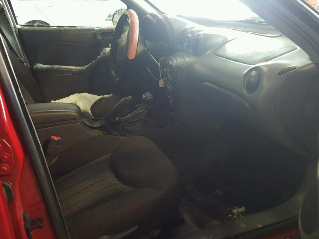 1G2NF52E33C150279 - 2003 PONTIAC GRAND AM S RED photo 5
