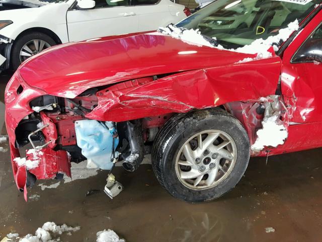 1G2NF52E33C150279 - 2003 PONTIAC GRAND AM S RED photo 9