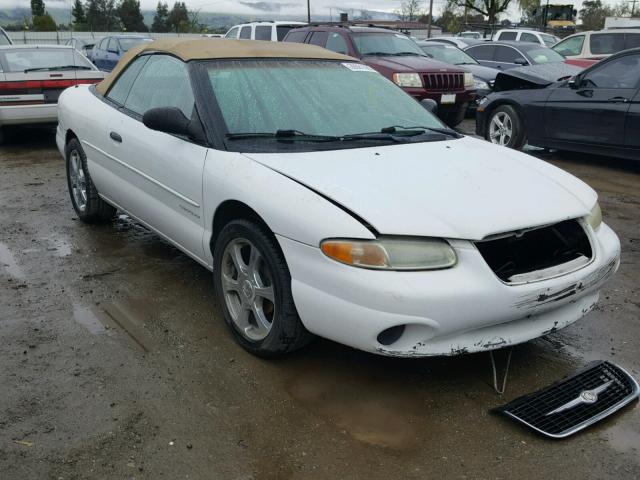 3C3EL45H7XT603483 - 1999 CHRYSLER SEBRING JX WHITE photo 1