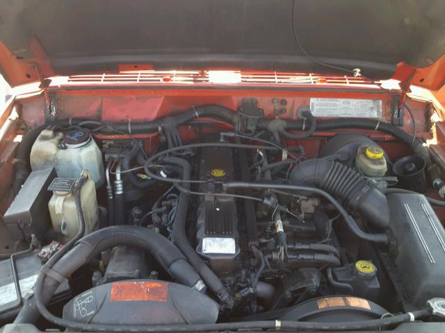 1J4FT27S5SL658624 - 1995 JEEP CHEROKEE S RED photo 7