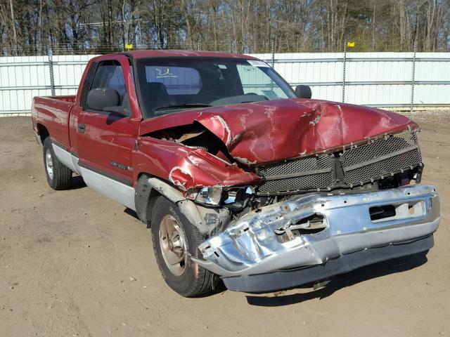 3B7HC13Z1XG221977 - 1999 DODGE RAM 1500 MAROON photo 1