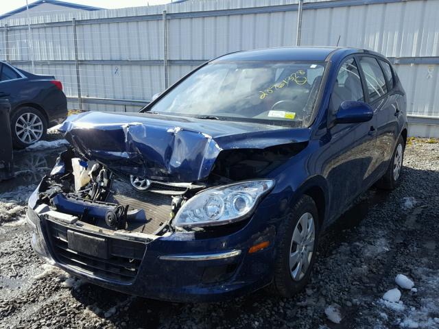 KMHDB8AE0CU151708 - 2012 HYUNDAI ELANTRA TO BLUE photo 2