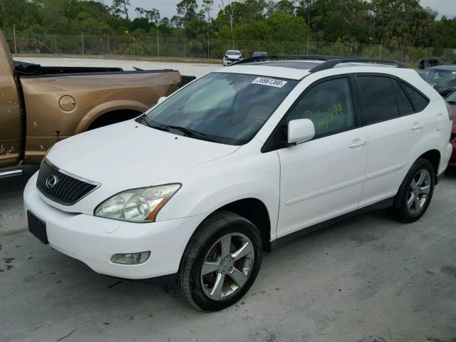 2T2HK31U57C031871 - 2007 LEXUS RX 350 WHITE photo 2