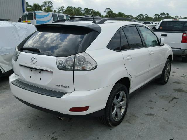 2T2HK31U57C031871 - 2007 LEXUS RX 350 WHITE photo 4