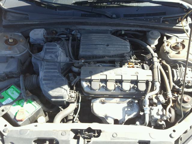 2HGES26715H520101 - 2005 HONDA CIVIC EX SILVER photo 7