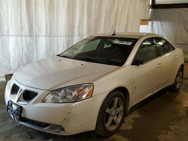 1G2ZG57N884240553 - 2008 PONTIAC G6 BASE WHITE photo 2