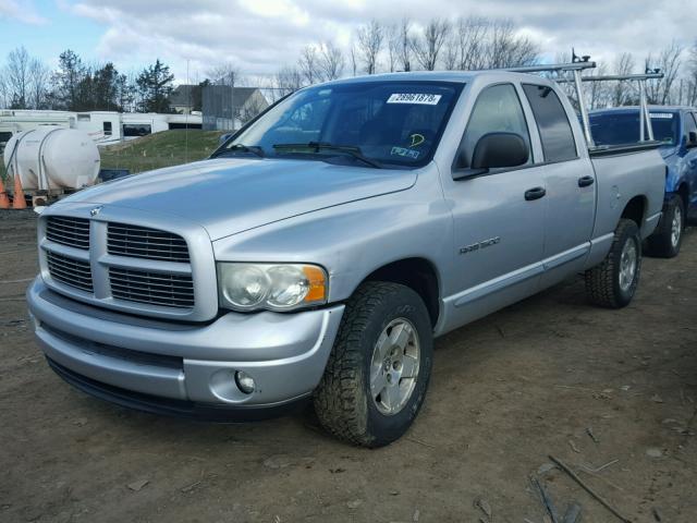 1D7HA18N84S747545 - 2004 DODGE RAM 1500 S SILVER photo 2