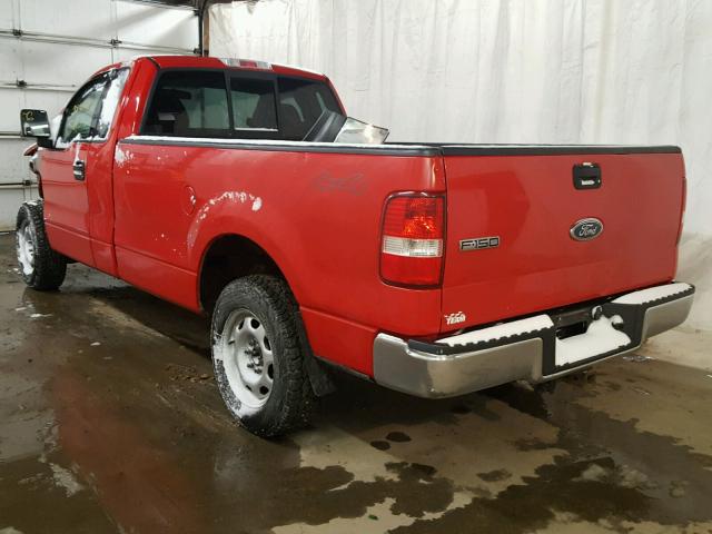 1FTRF145X4NC02242 - 2004 FORD F150 RED photo 3